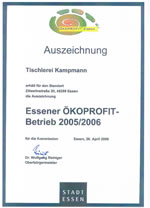 Ökoprofitbetrieb 2005/2006
